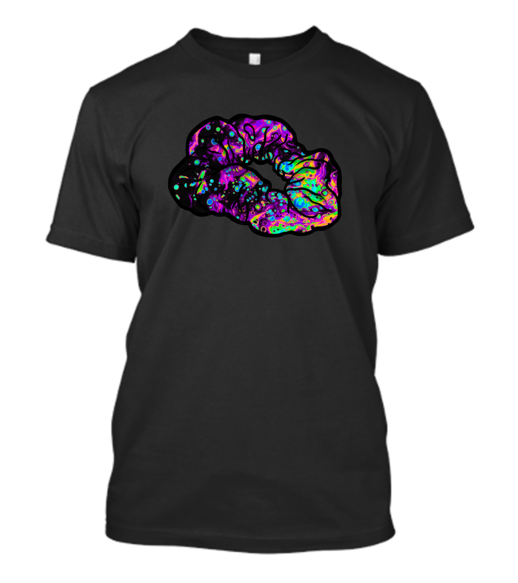 Scrunchies Psychedelic Colorful Fun Spiral T-Shirt