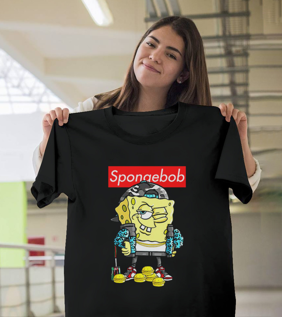 Spongebob Squarepants Cool Spongebob Streetwear T-Shirt