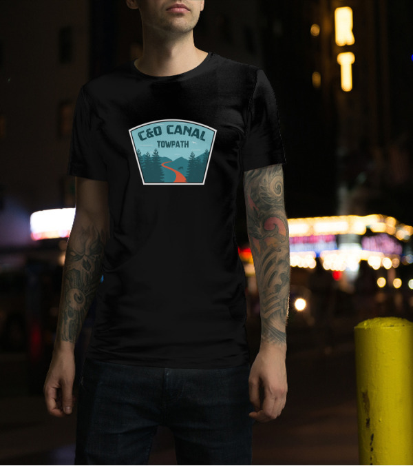 C And O Canal Towpath Scenic Wilderness Pathway T-Shirt
