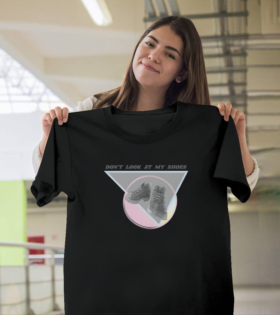 Don't Look at My Cool Hip Urban Retro Shoes T-Shirt