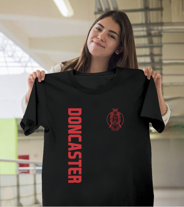 Doncaster Red Viking 1879 Shield Crest T-Shirt