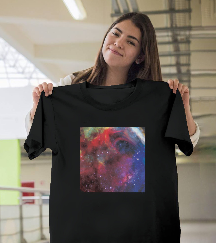 Space Galaxy Universe Science Outer Space Colorful Nebula T-Shirt