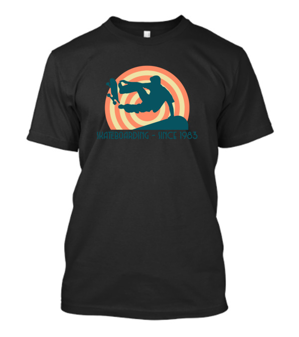 Skateboarding Since 1983 Vintage Sunset Retro T-Shirt