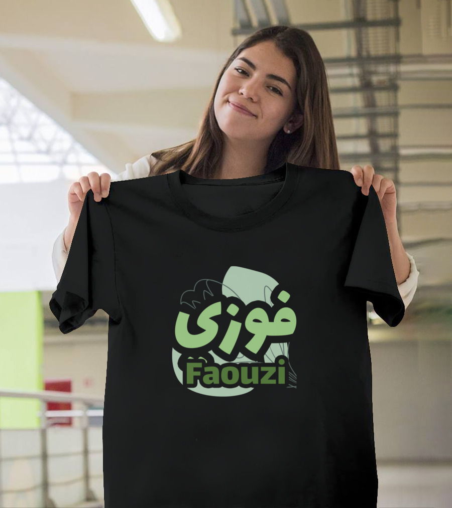 Faouzi Arabic Script with Floral T-Shirt