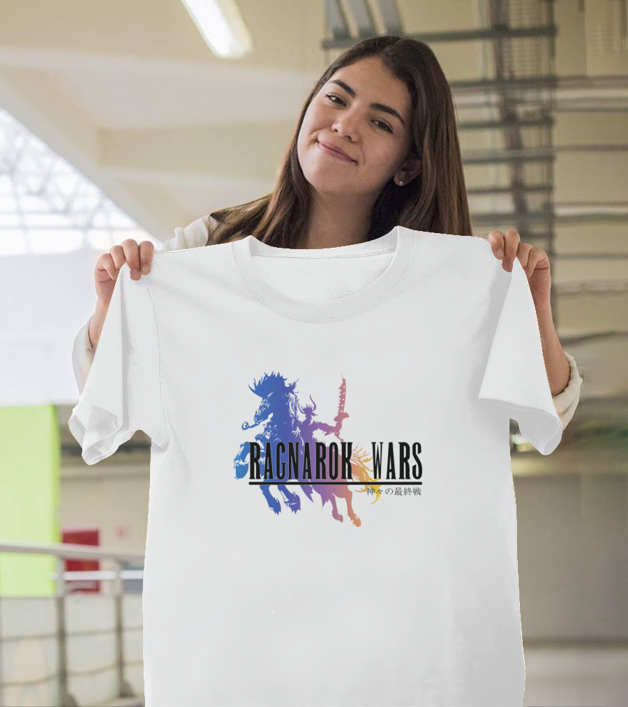 Ragnarok Wars Mythical Horseman with Sword T-Shirt
