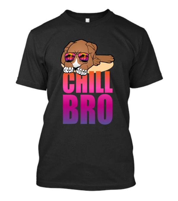Cocker Spaniel Chill Bro Sunglasses T-Shirt