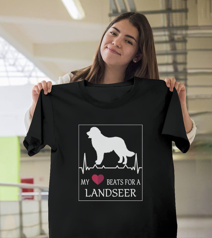My Heart Beats for a Landseer Dog Owner T-Shirt