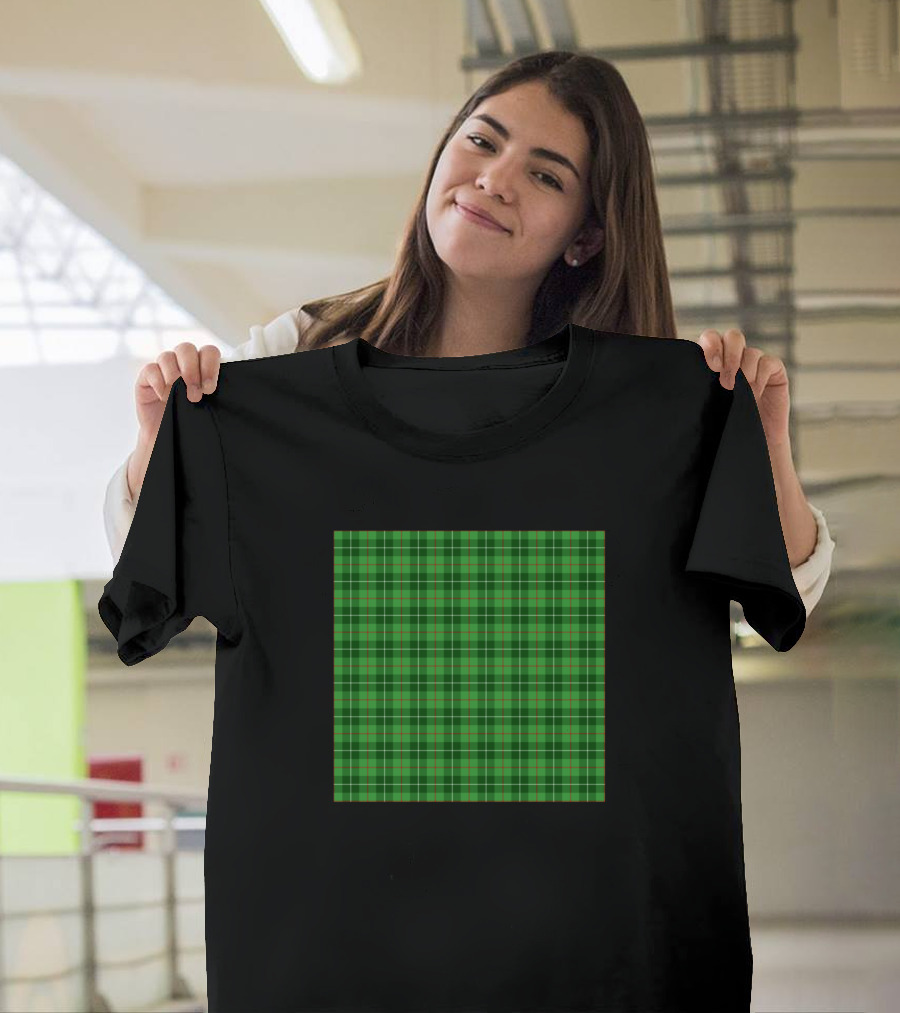 Boyle Plaid Tartan Scottish Green T-Shirt