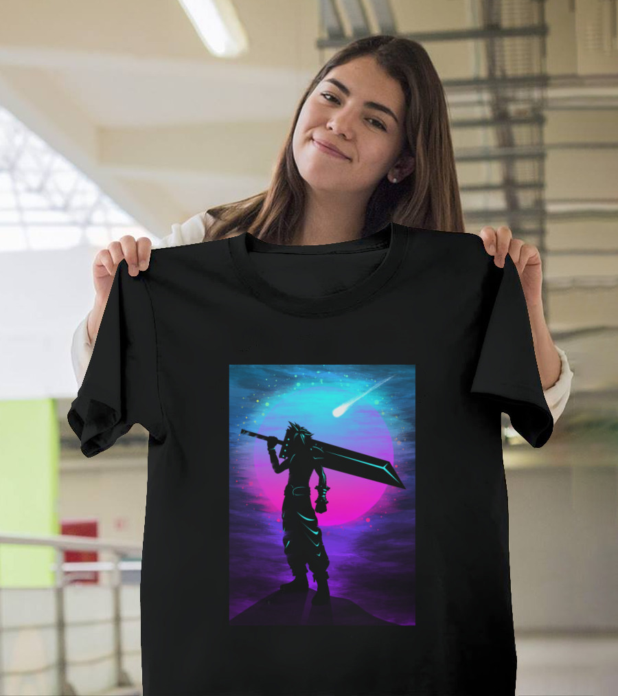 Final Fantasy Cloud Strife Meteor T-Shirt