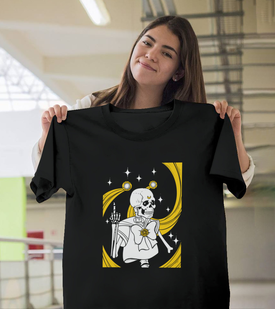 Sailor Moon Skeleton Cosmic Wand T-Shirt