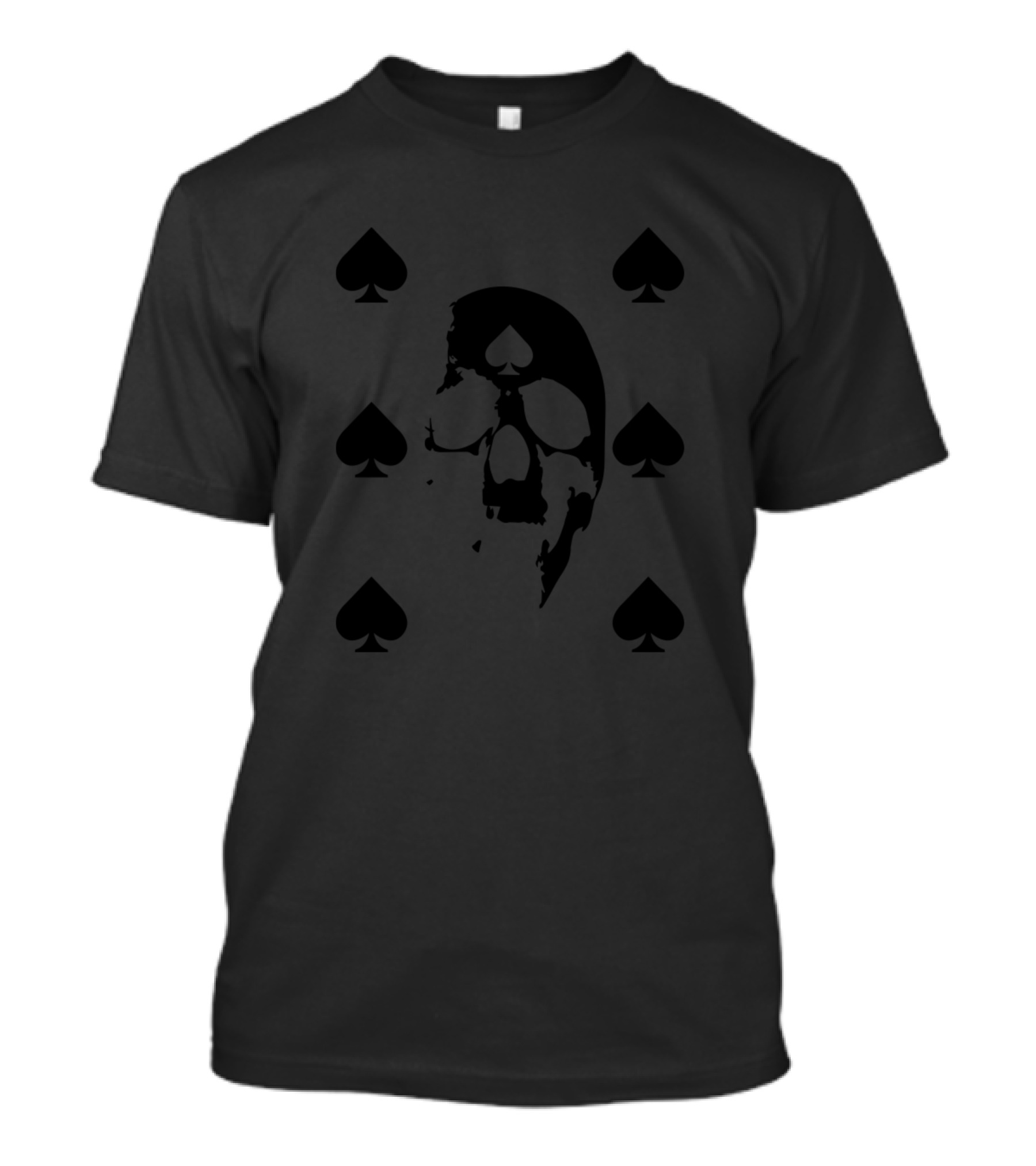 Seven Of Spades Skull T-Shirt
