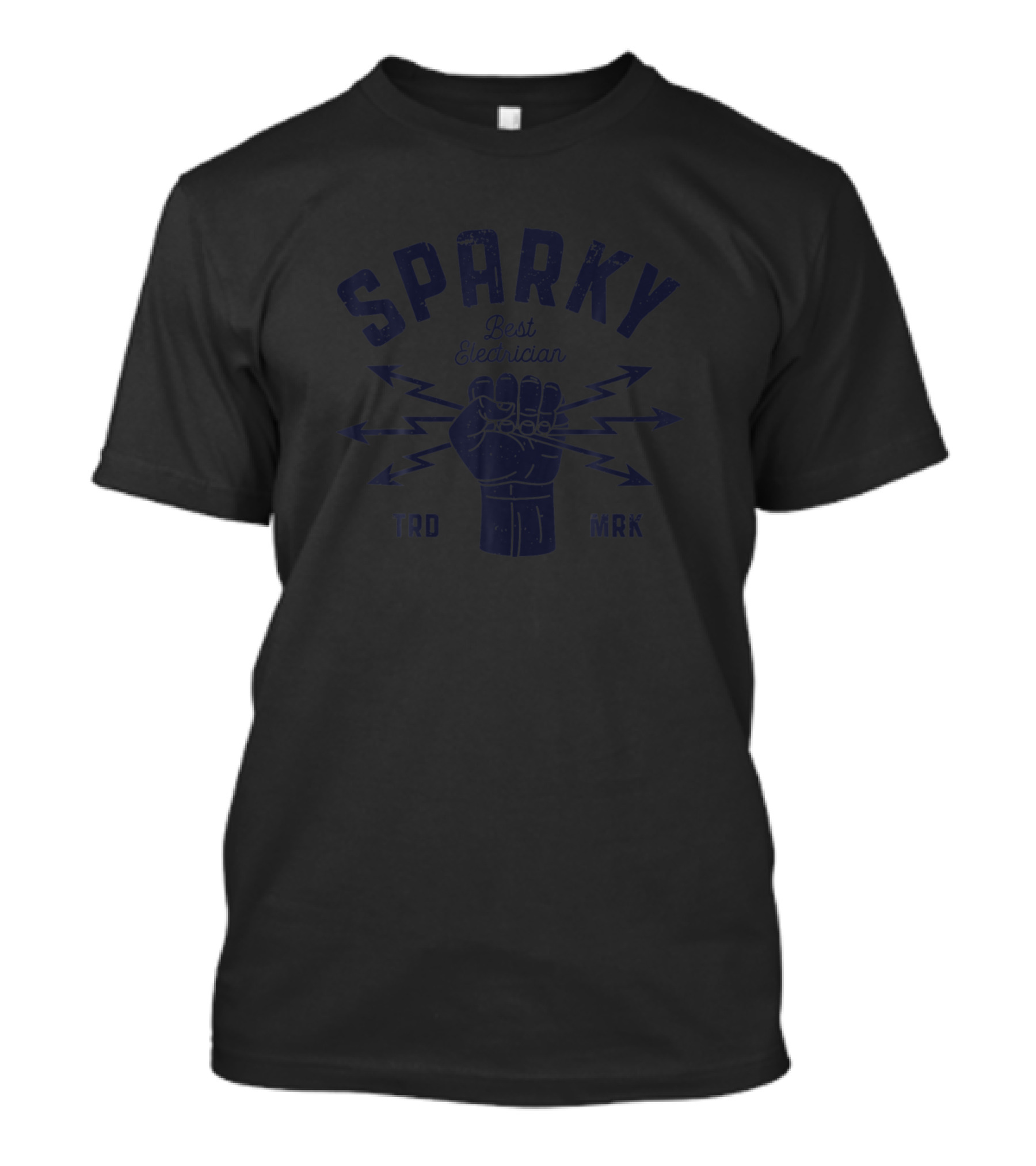 Sparky Best Electrician Dad Fist With Arrows T-Shirt