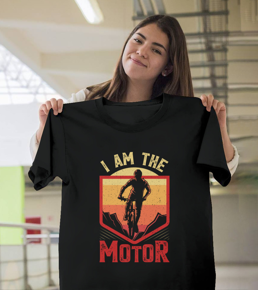 I Am The Motor Bicycle Rider Sunset T-Shirt
