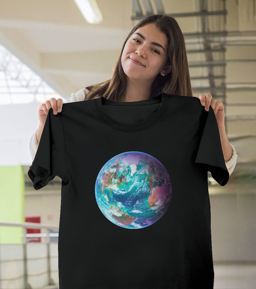 Planet Earth Colorful T-Shirt