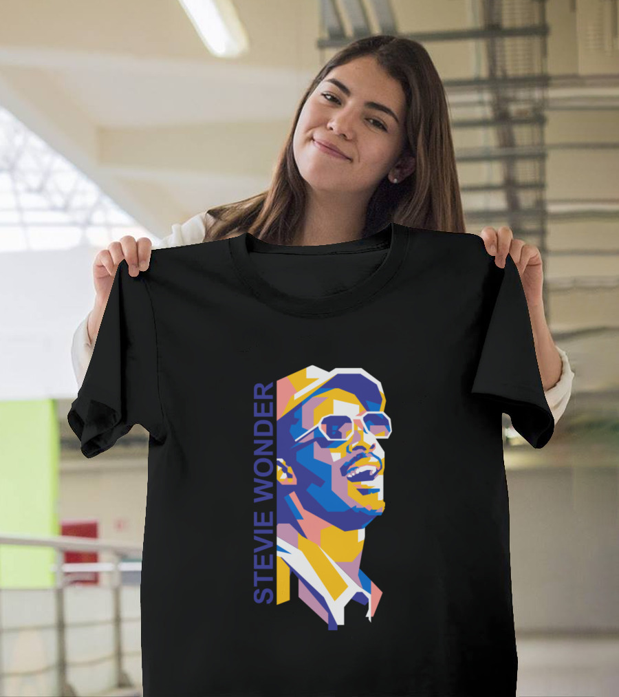 Stevie Wonder Colorful Pop T-Shirt