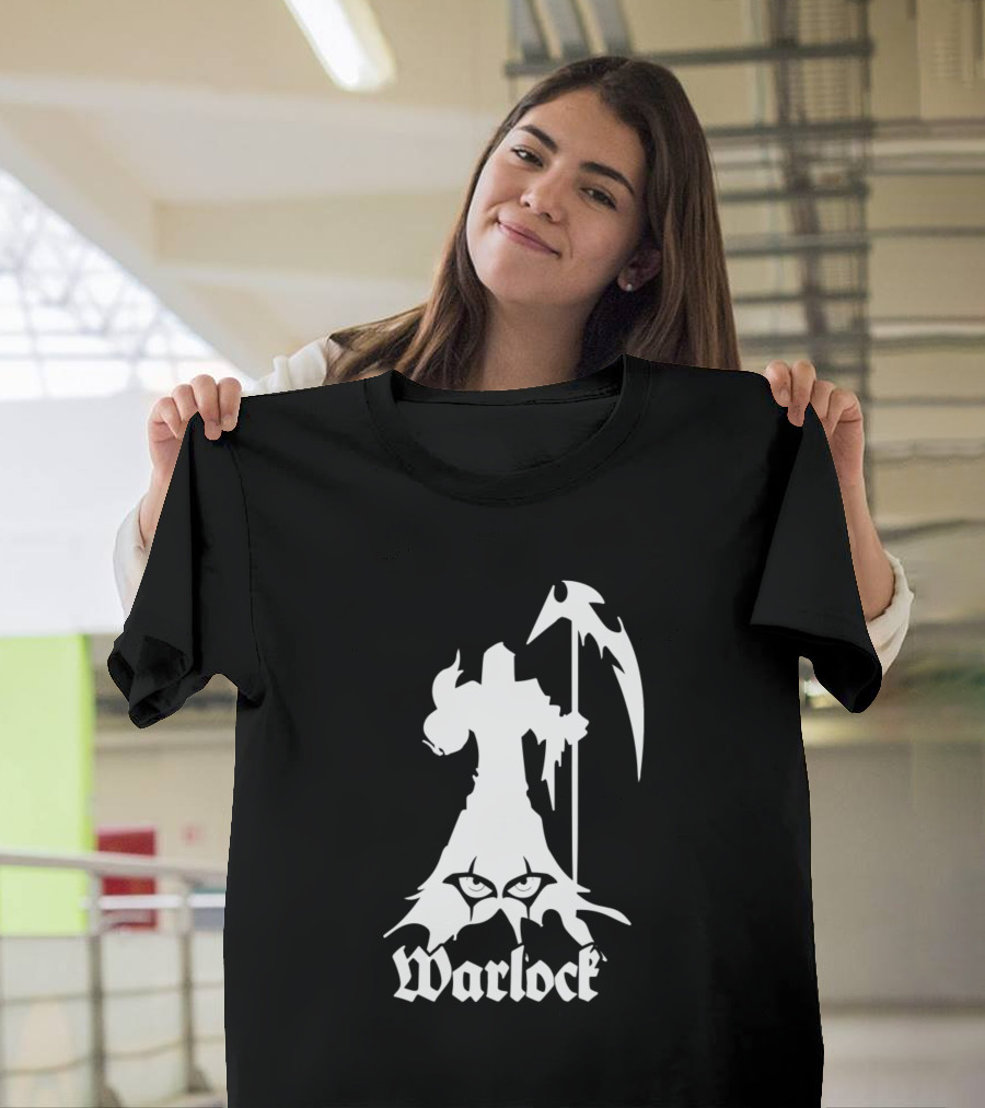 Warlock Grim Reaper Emblem Dnd Tabletop Rpg T-Shirt