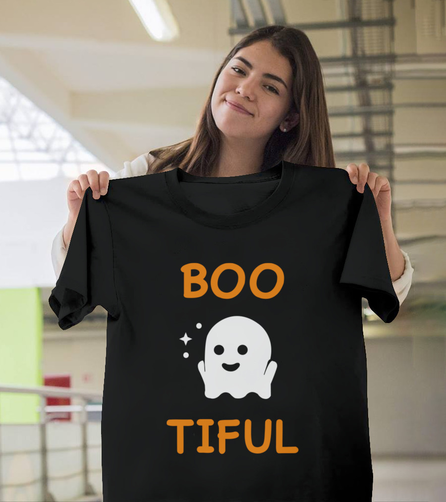 BOO TIFUL Halloween Ghost Cute T-Shirt