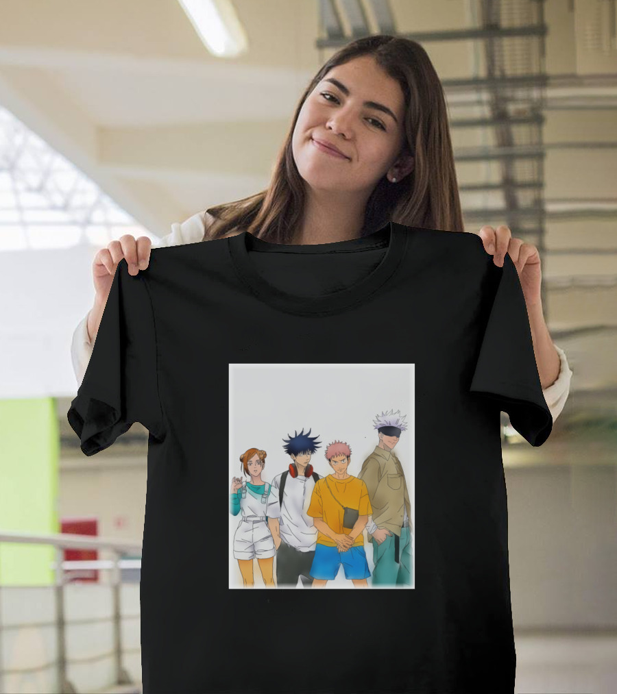 Jujutsu Kaisen Characters Casual Style Airbrush T-Shirt