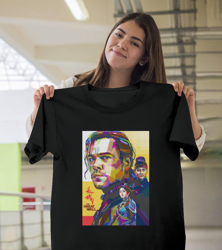 The Great Wall Film Colorful Character Portraits T-Shirt