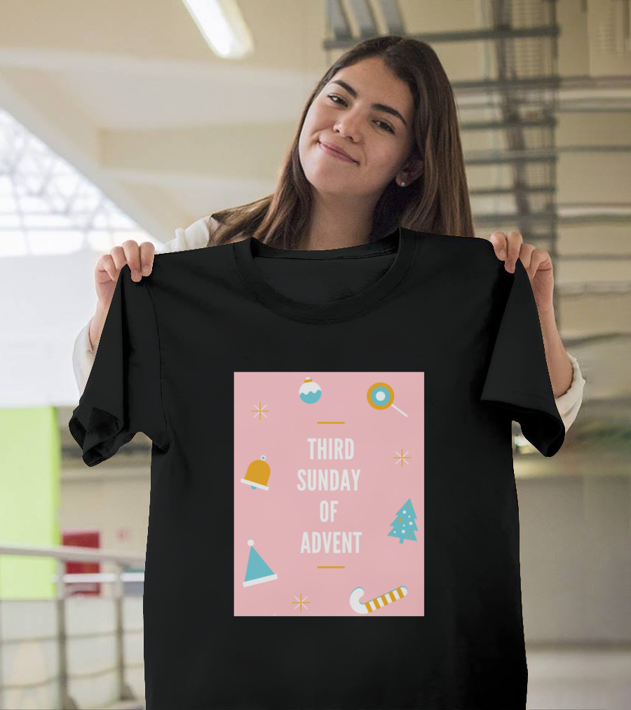 Third Sunday Of Advent Christmas Elements T-Shirt