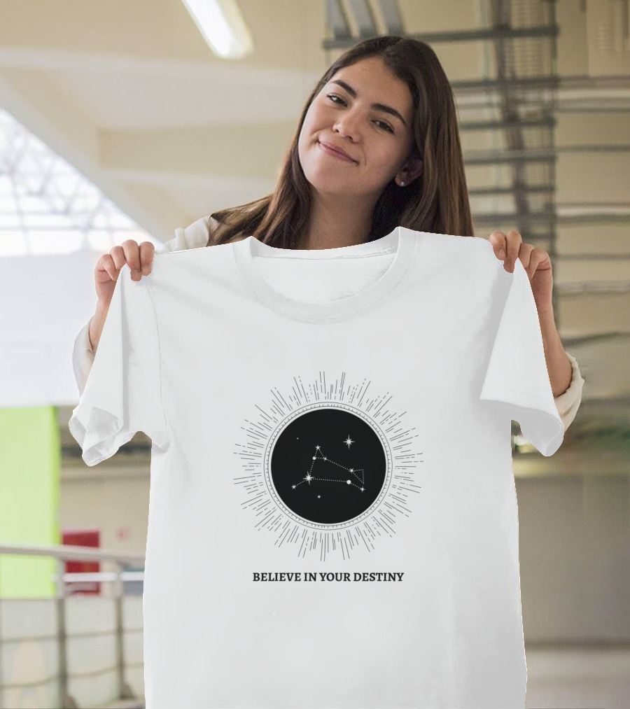Believe In Your Destiny Constellation Aesthetic T-Shirt