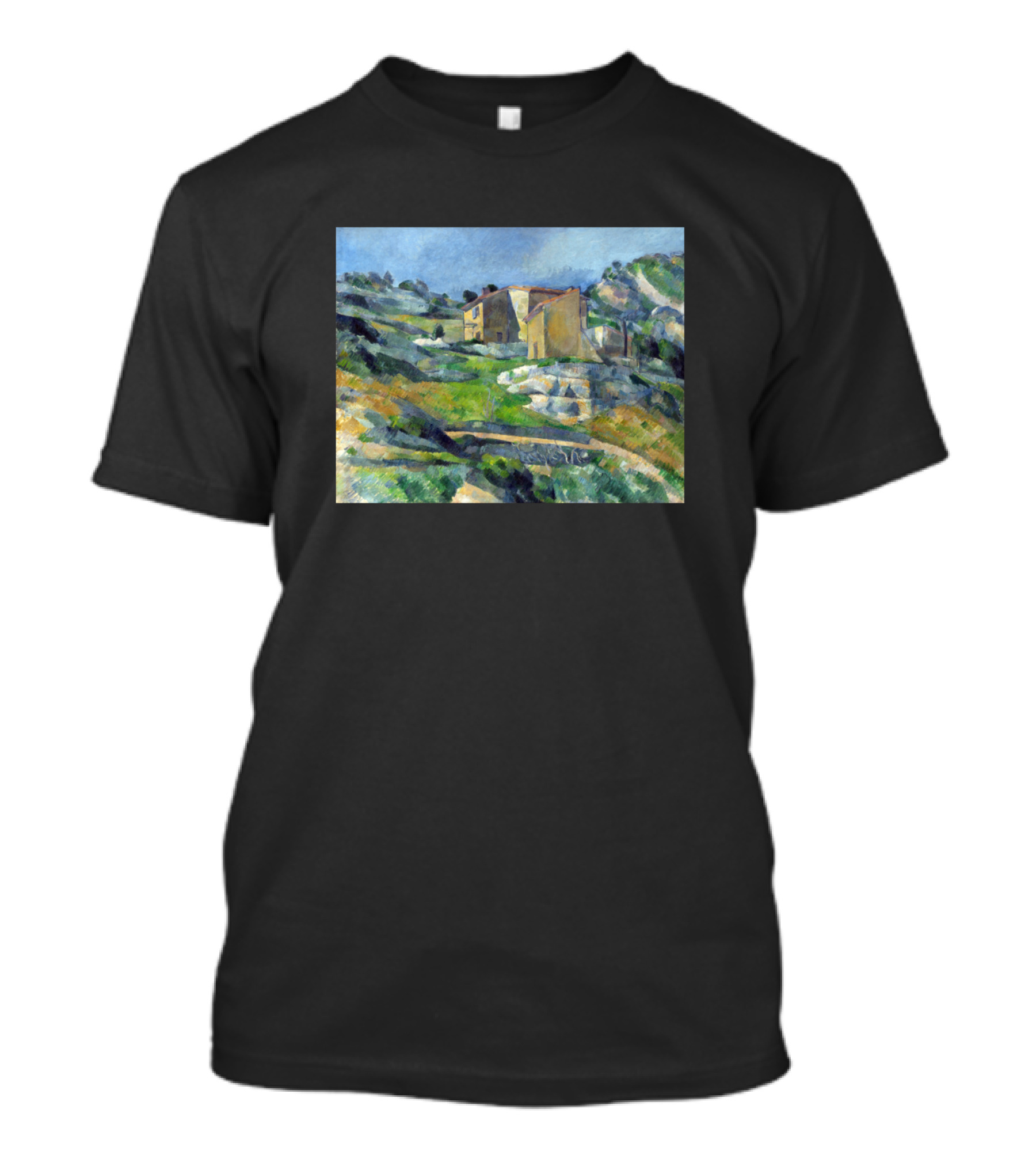 Paul C Zanne Houses In Provence The Riaux Valley Painting T-Shirt
