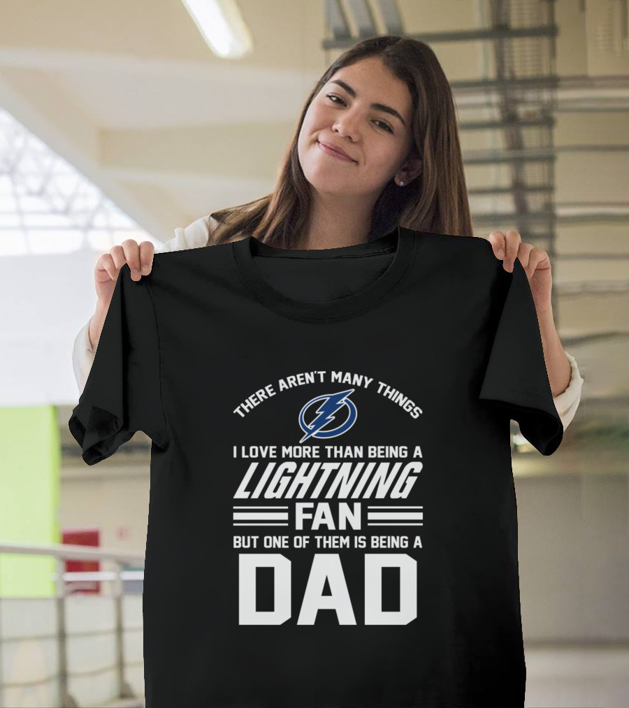 Fathers Day Tampa Bay Lightning Fan Dad T-Shirt