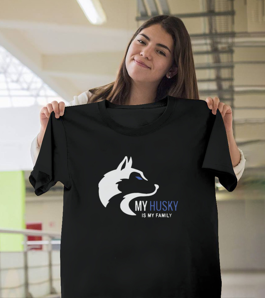 MY HUSKY IS MY FAMILY T-Shirt