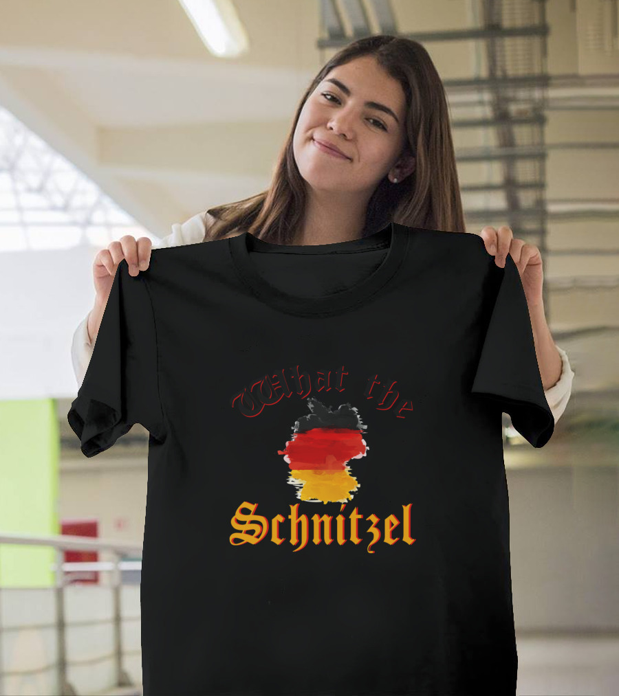 What The Schnitzel Funny Oktoberfest German Flag T-Shirt