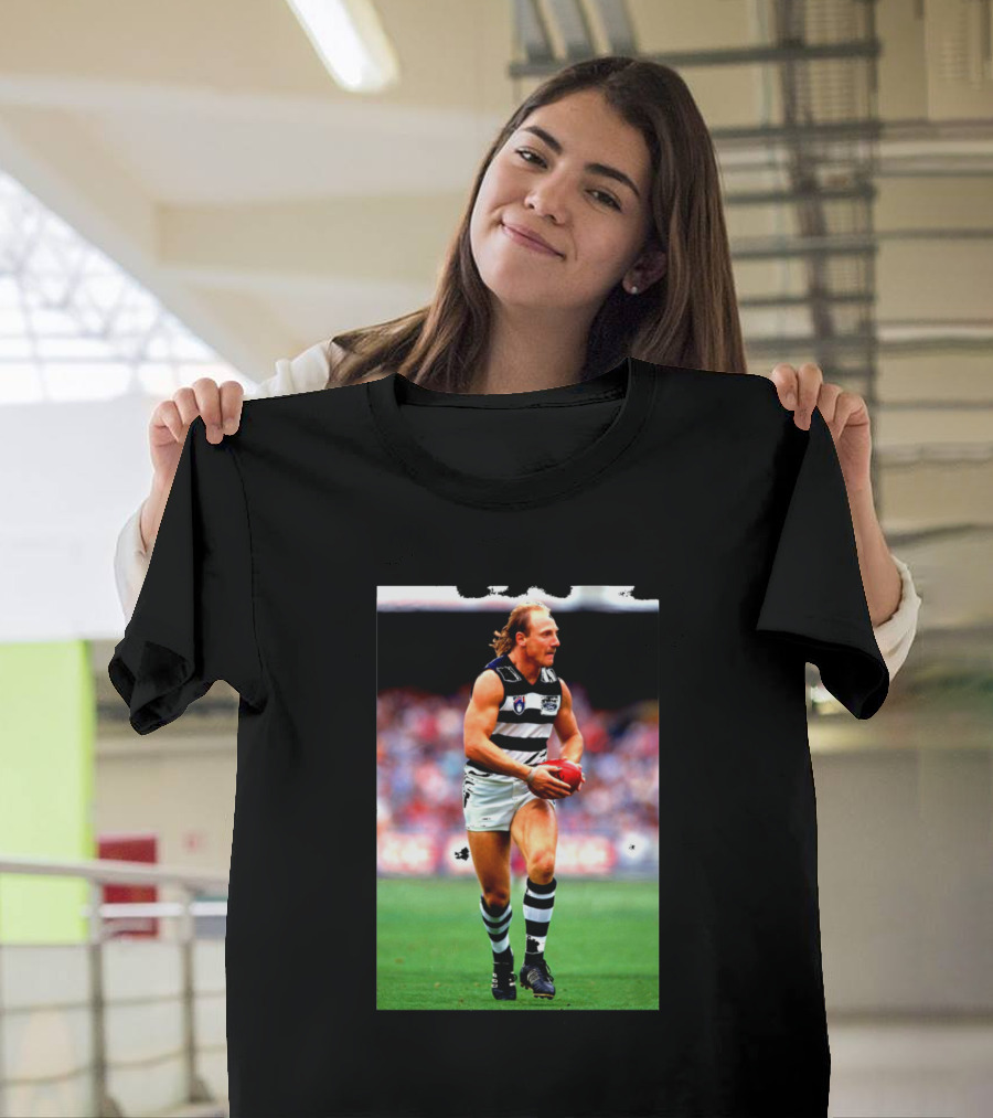Geelong Ablett Ball Carry Football Legend T-Shirt