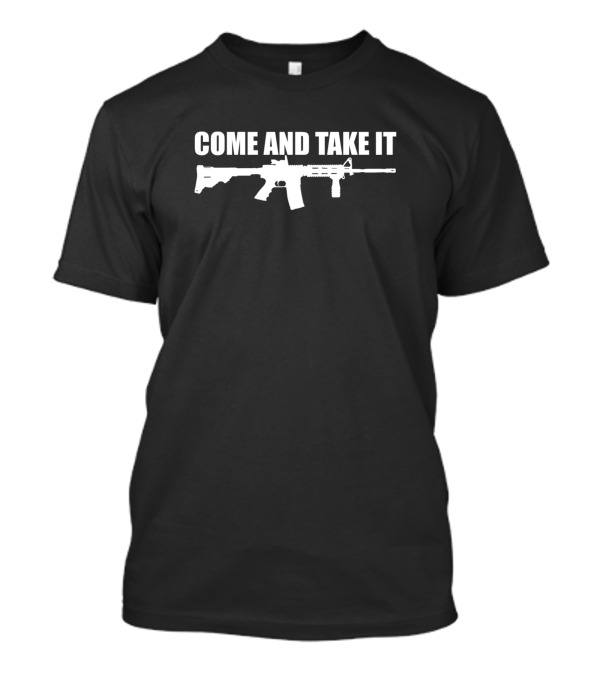 Come And Take It AR-15 Rifle Icon T-Shirt