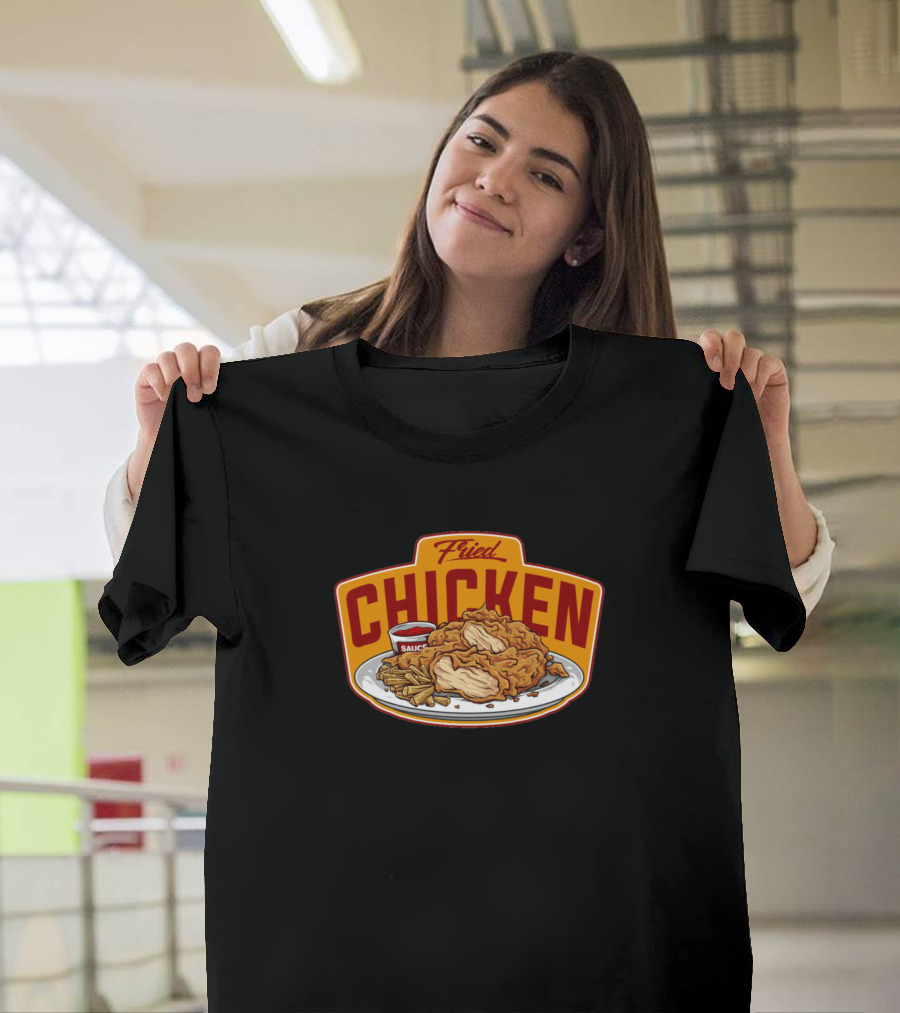 Fried Chicken Sauce with Classic Crispy Meal T-Shirt