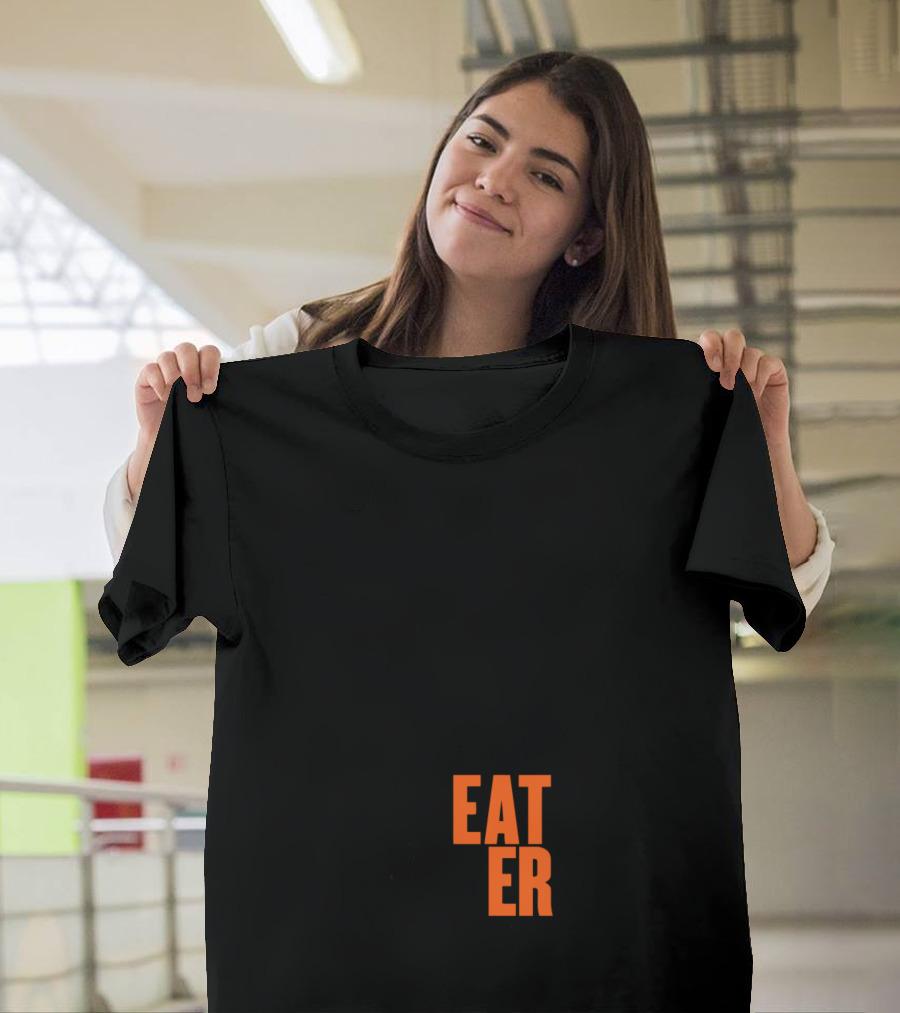 Meat Eater Fork Antlers Skull T-Shirt