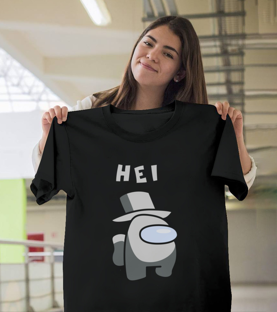 Hei Among Us Character with Top Hat T-Shirt