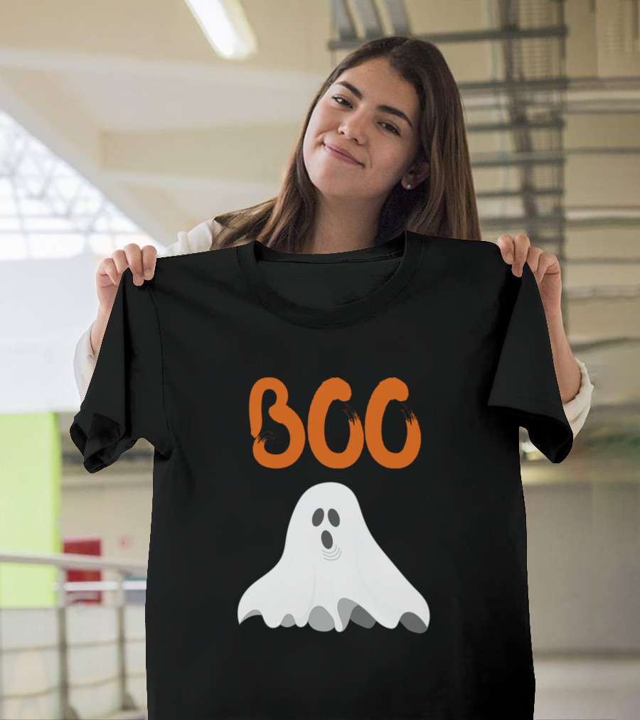 Boo Scary Halloween Ghost T-Shirt