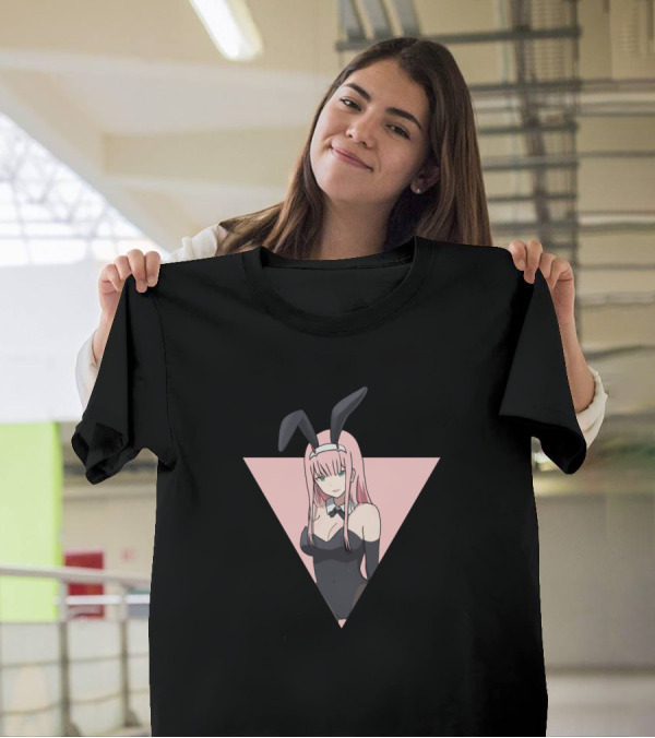 Zero Two Darling In The Franxx Bunny Girl Triangle T-Shirt