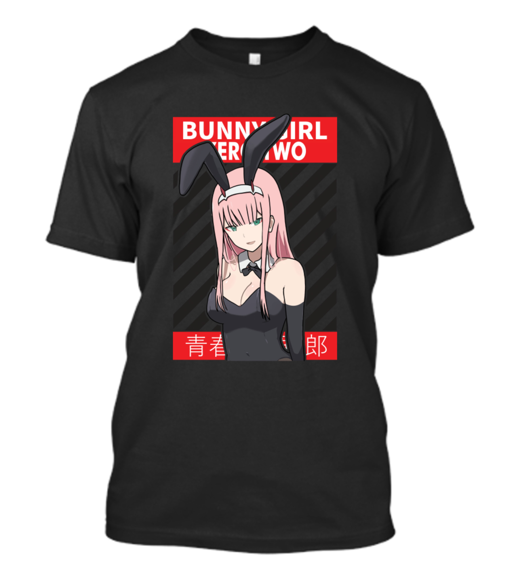 Bunny Girl Zero Two 青春ゼロ二郎 T-Shirt