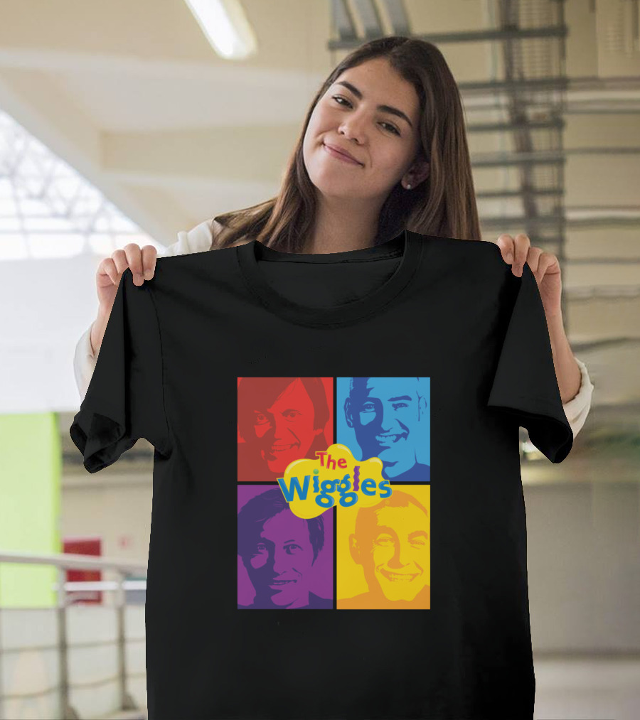 The Wiggles Colorful Portrait Grid T-Shirt