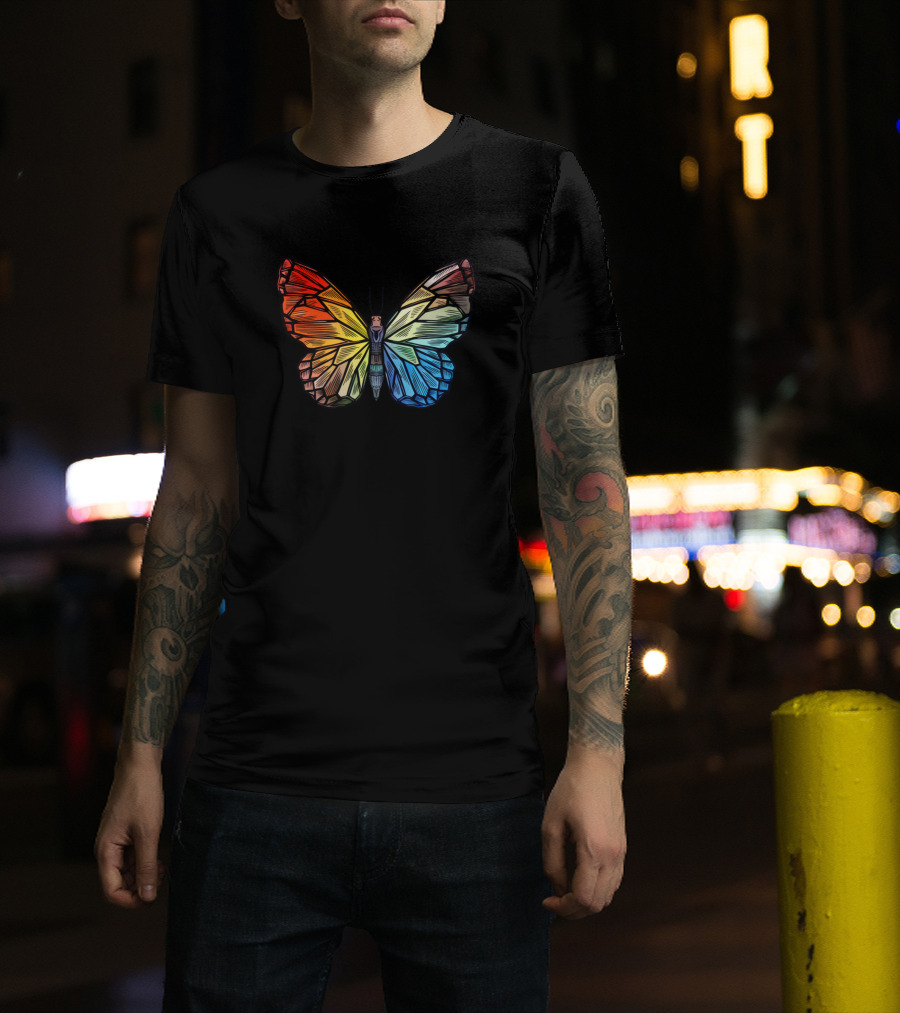 Different Colors Of The Butterfly Radiant Spectrum Wings T-Shirt