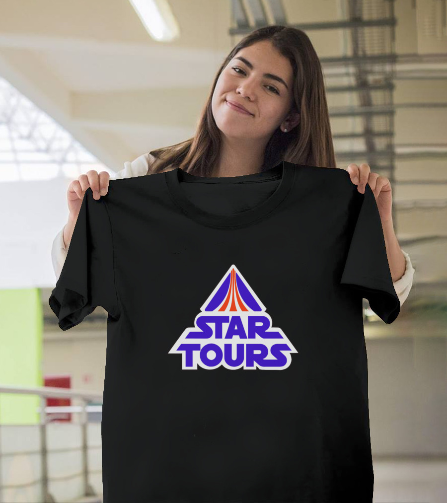 Star Tours Galactic Adventure Ride Logo Disney Theme Park Experience T-Shirt