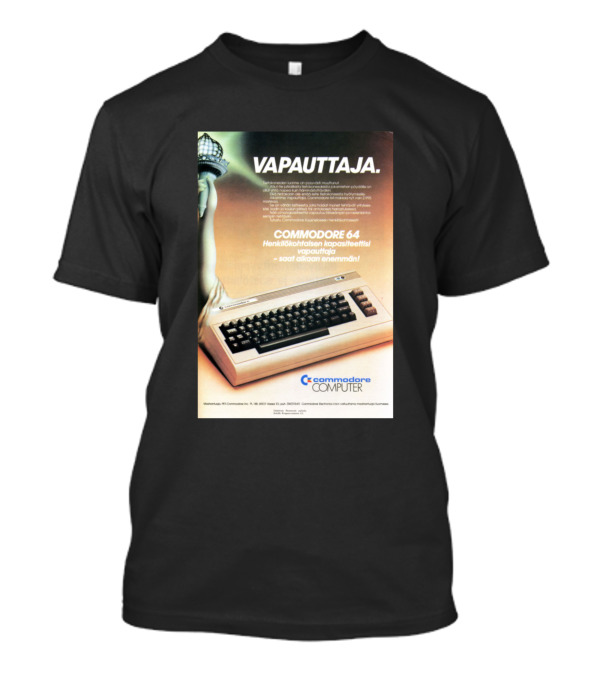 Vapauttaja Commodore 64 Henkilökohtaisen Kapasiteettisi Vapauttaja - Saat Aikaan Enemmän T-Shirt