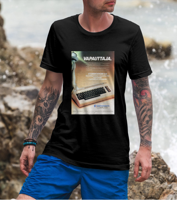 Vapauttaja Commodore 64 Henkilökohtaisen Kapasiteettisi Vapauttaja - Saat Aikaan Enemmän T-Shirt