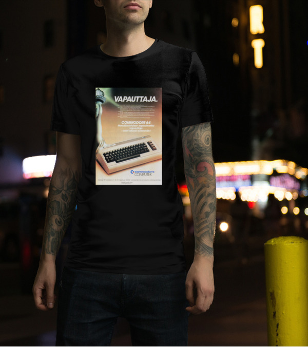 Vapauttaja Commodore 64 Henkilökohtaisen Kapasiteettisi Vapauttaja - Saat Aikaan Enemmän T-Shirt