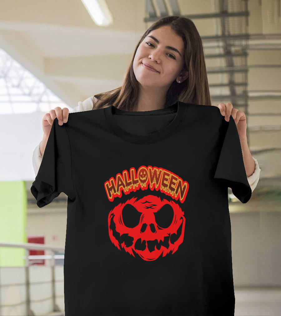 Halloween Skull Horror T-Shirt