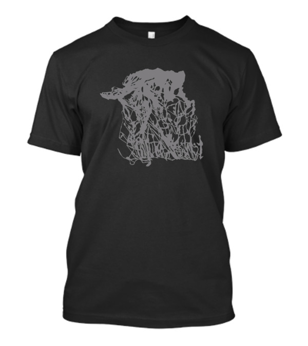 Snowbird Resort Mountain Map Ski Trails Iconic T-Shirt