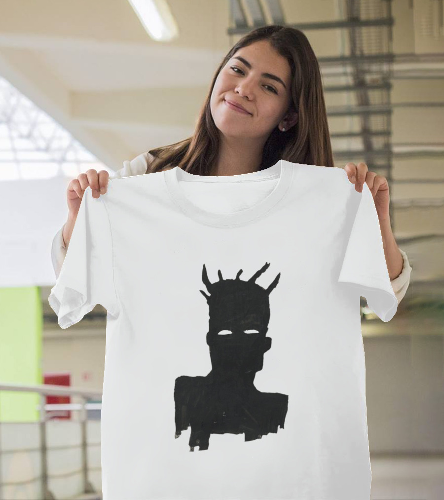 Basquiat Style Crowned T-Shirt