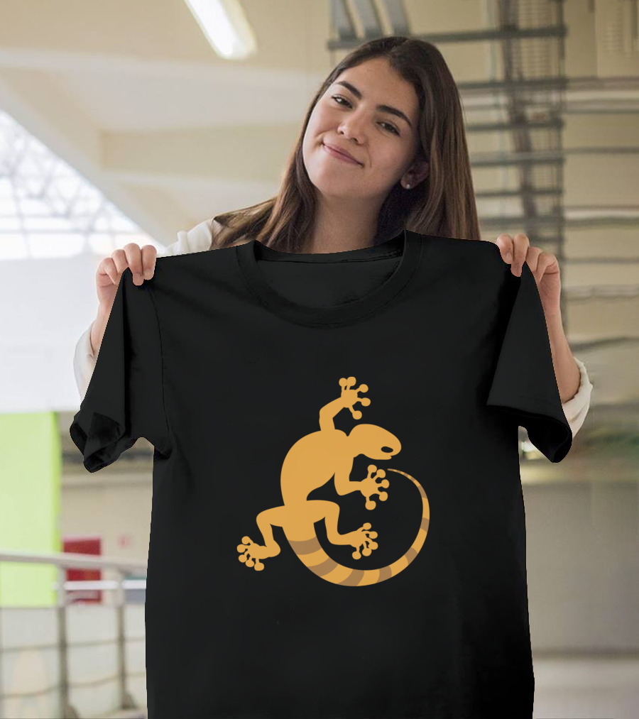 Yellow Striped Lizard T-Shirt
