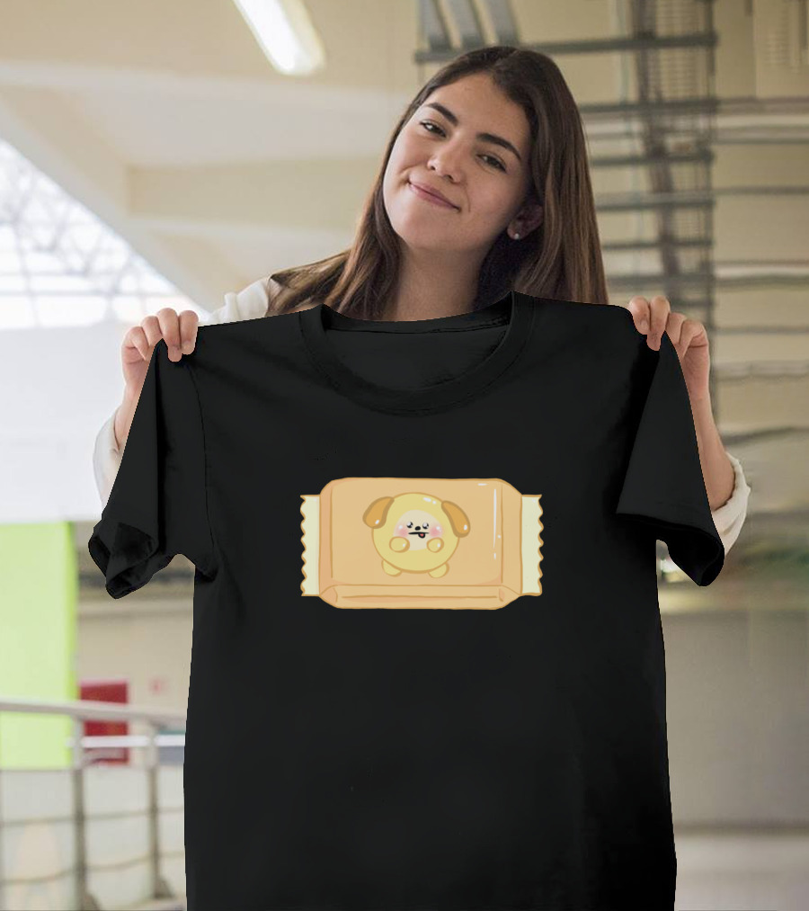 Chimmy BT21 Character on Wrapped Candy T-Shirt