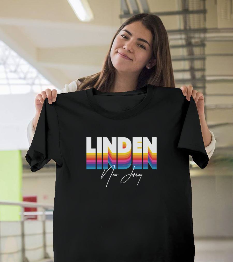 Linden New Jersey Retro Vintage T-Shirt