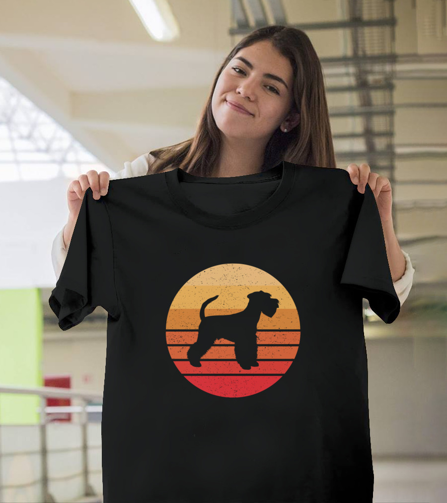 Miniature Schnauzer Vintage Sunset T-Shirt